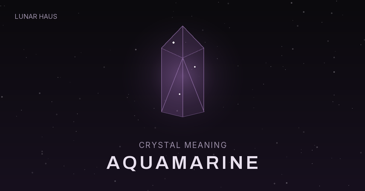 Aquamarine meaning and properties, Lunar Haus