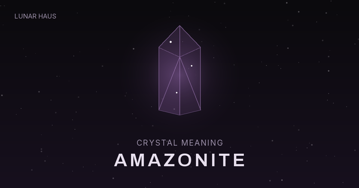 Amazonite meaning and properties, Lunar Haus