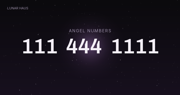Angel numbers and their meanings, Lunar Haus