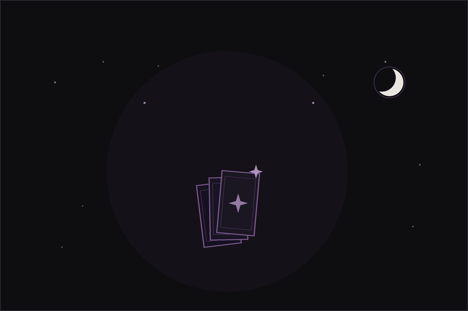 Best tarot decks for beginners: several Rider-Waite-Smith style decks laid out on a dark cloth beside a candle, in the Lunar Haus style