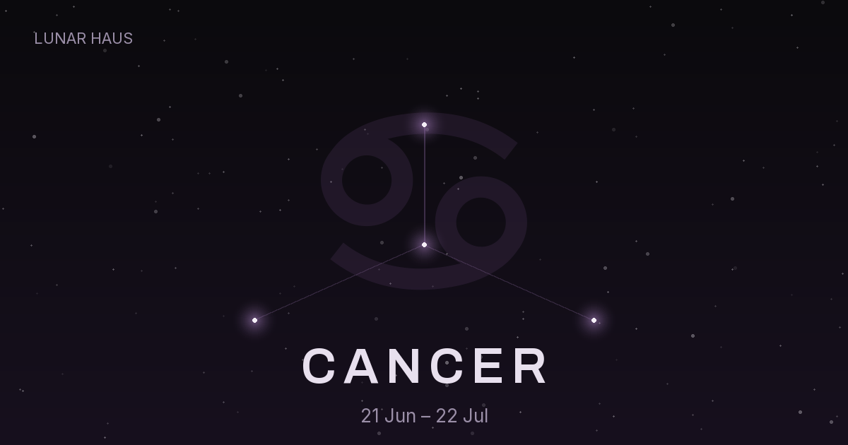 Cancer moon sign constellation, Lunar Haus
