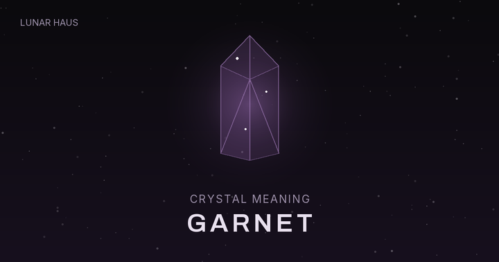 Garnet meaning and properties, Lunar Haus