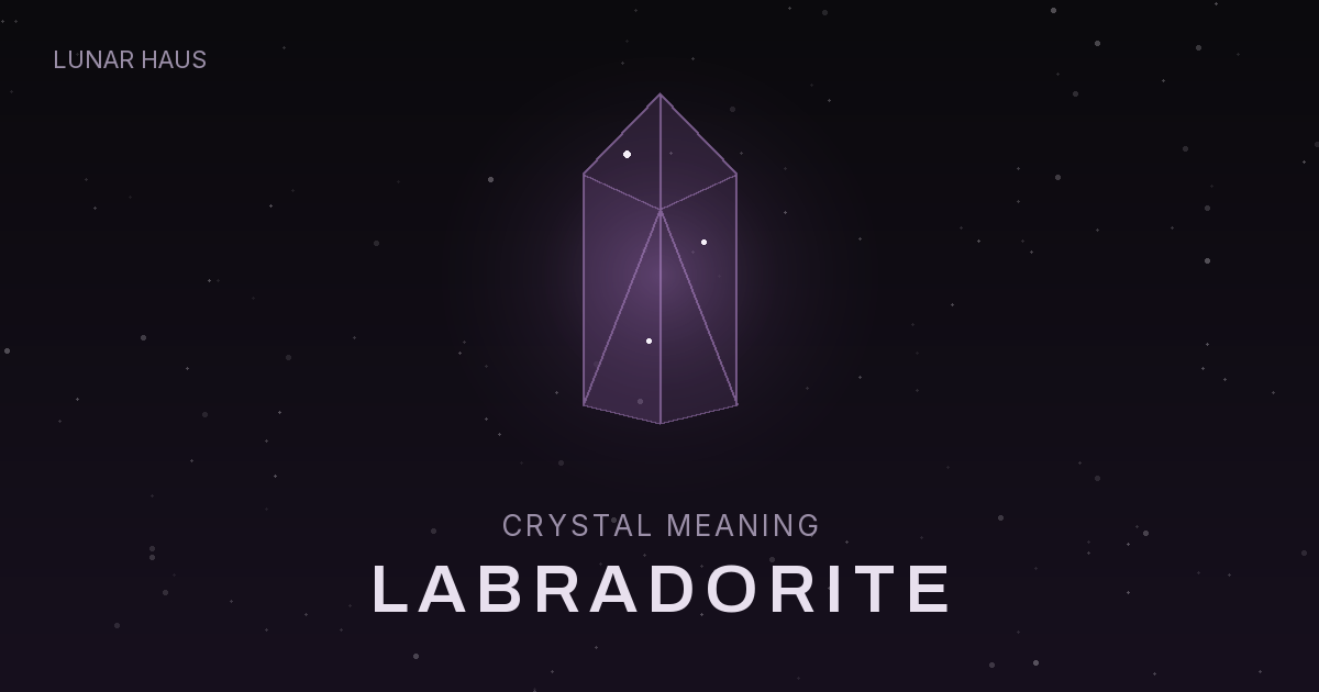 Labradorite meaning and properties, Lunar Haus