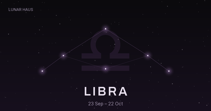 Libra rising sign constellation, Lunar Haus