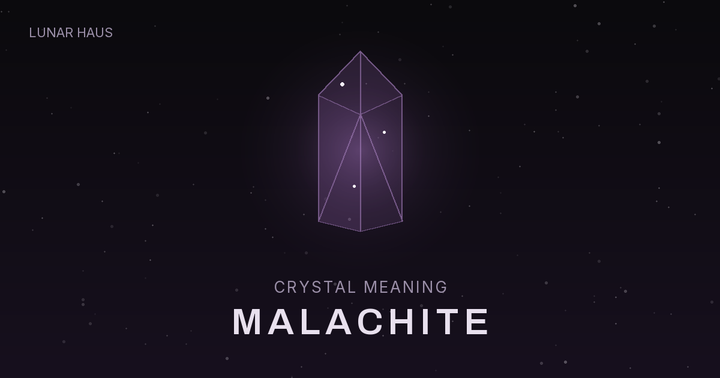 Malachite meaning and properties, Lunar Haus
