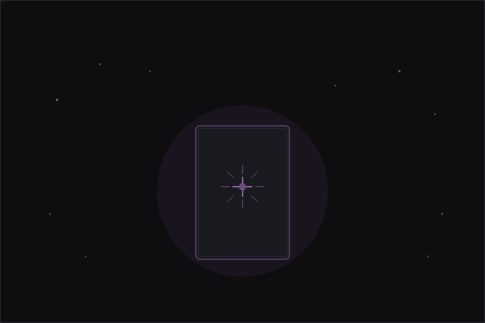 Oracle card spreads: a single oracle card with a radiant star beneath a crescent moon and stars