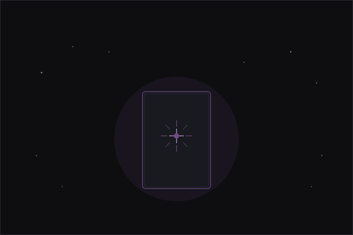 Oracle card spreads: a single oracle card with a radiant star beneath a crescent moon and stars