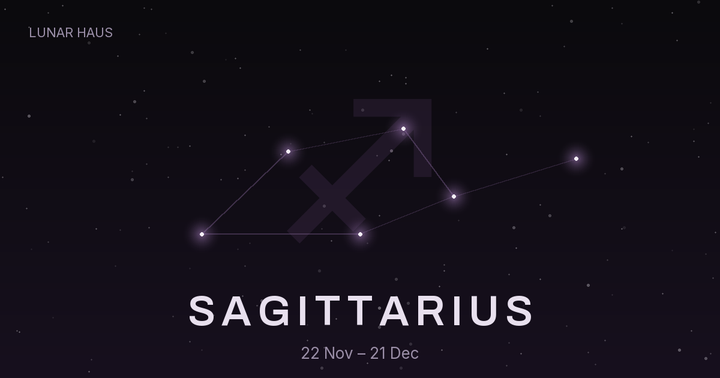 Sagittarius moon sign constellation, Lunar Haus