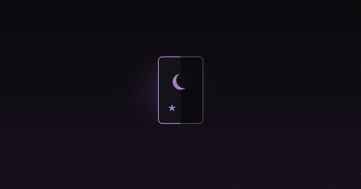 Shadow work tarot spread: a single tarot card half in shadow, for inner work