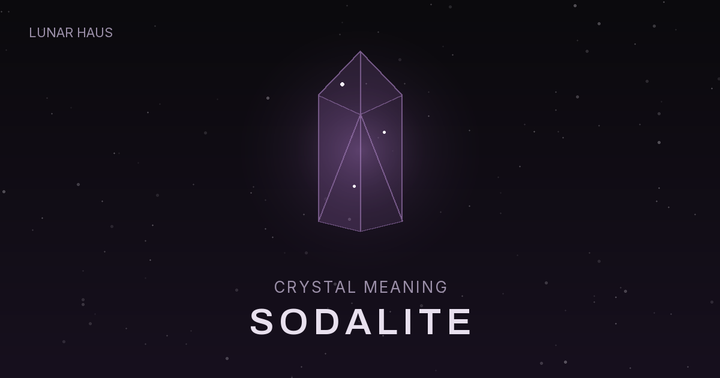 Sodalite meaning and properties, Lunar Haus
