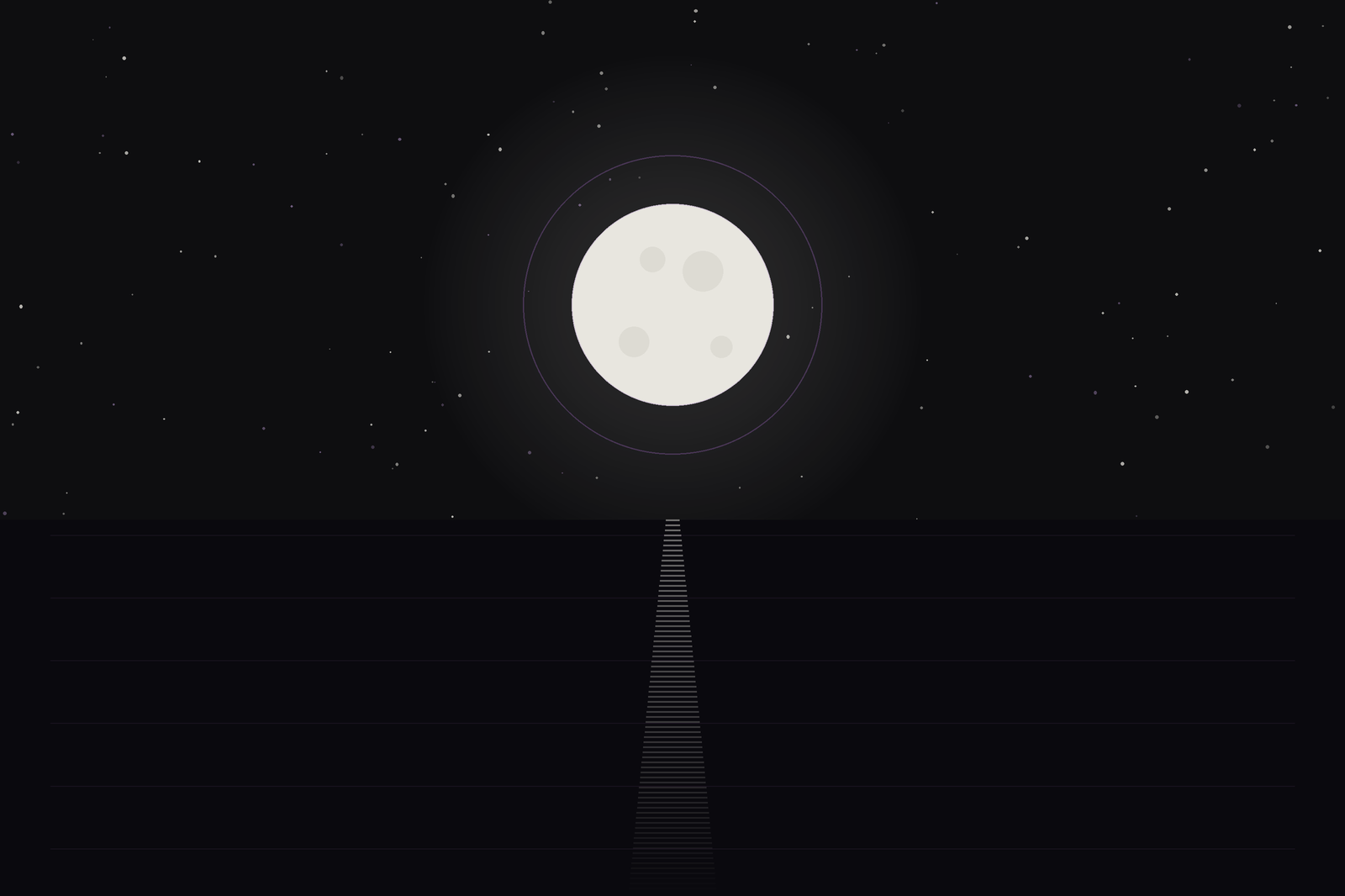 Sturgeon Moon: a full moon reflected on rippling water