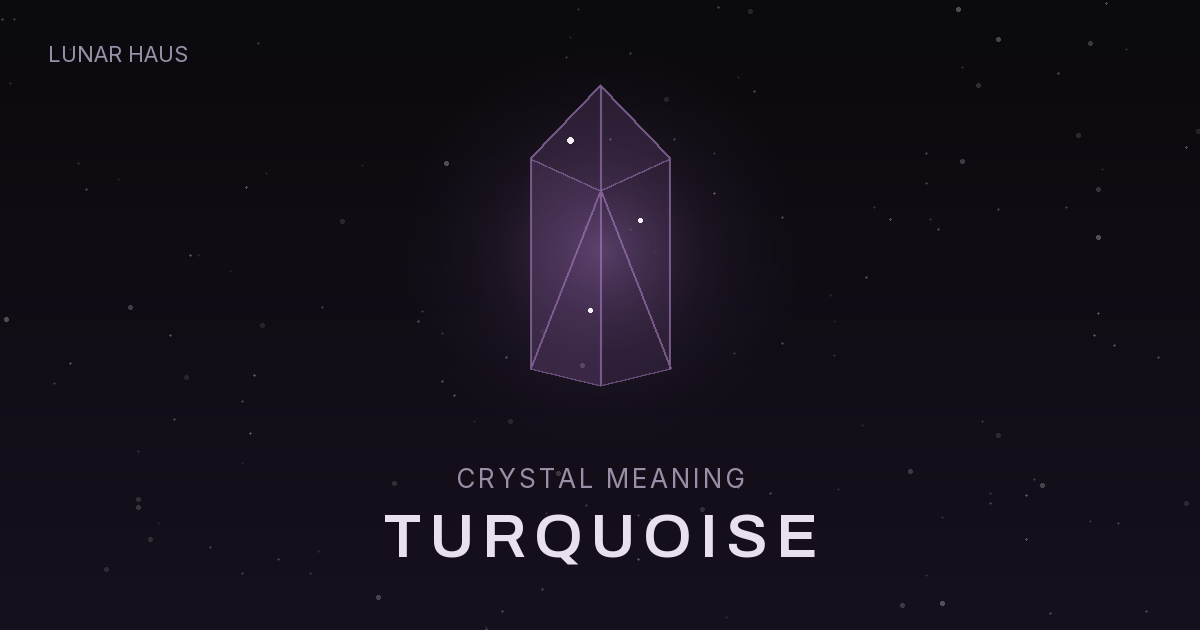 Turquoise meaning and properties, Lunar Haus