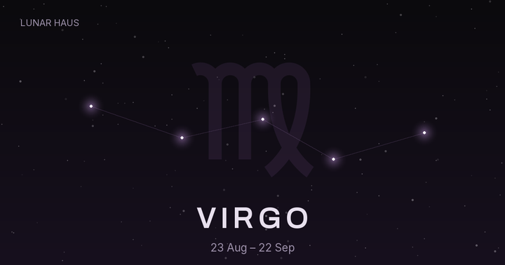 Virgo rising sign constellation, Lunar Haus