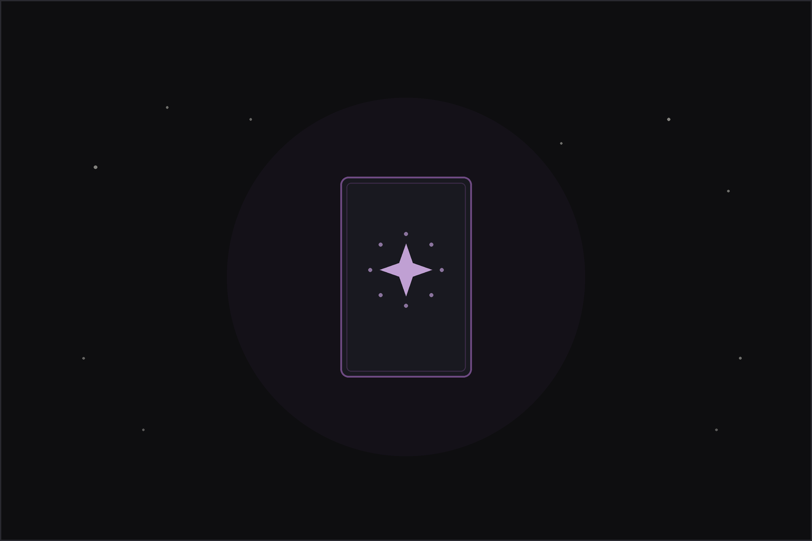 What tarot card am I: a tarot card with a glowing star at its centre, your tarot birth card, under a crescent moon.